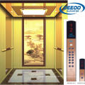 1600kg Golden Etching Finish Passenger Elevator